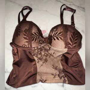 Convertible corset bra with cups